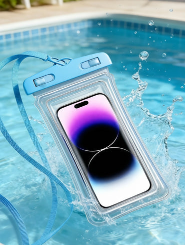 Transparent Waterproof Phone Case Touch Compatible With Lanyard