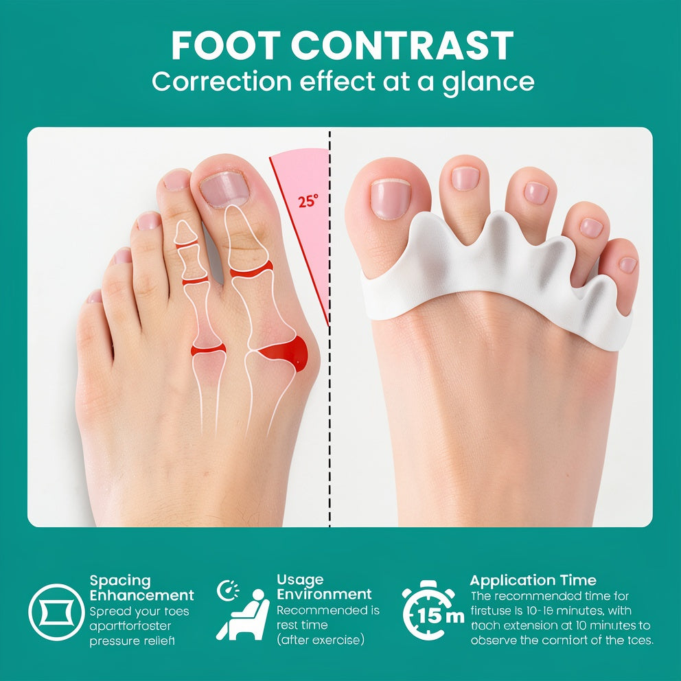 Toe Separator Gel Bunion Corrector Foot Care