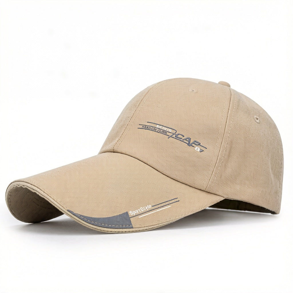 Long Brim Snapback Cap Sun Protection Sports Hat
