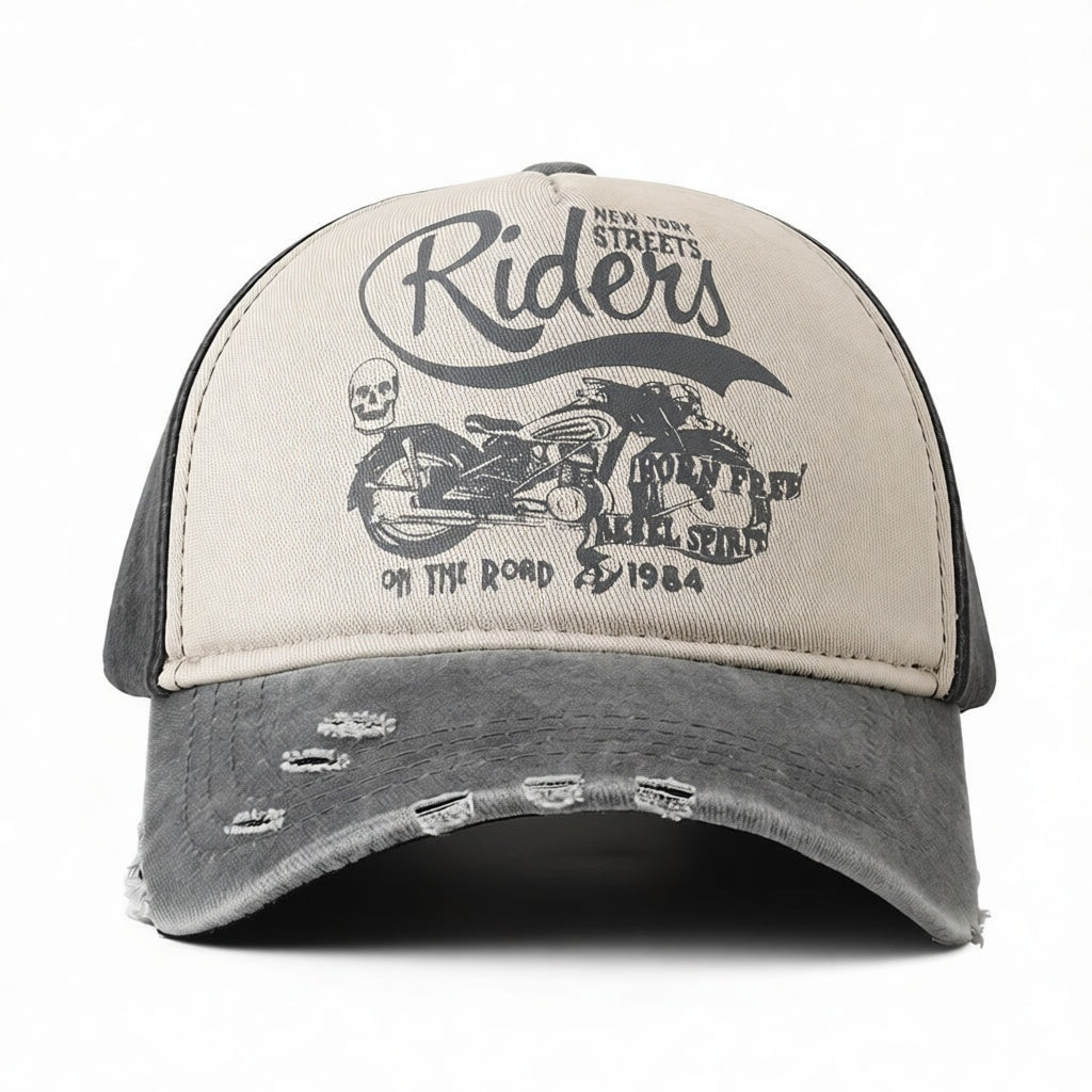 Vintage Cotton Baseball Cap Adjustable Snapback