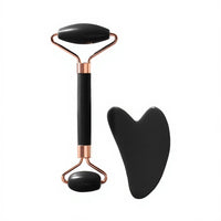 Resin Face Roller & Gua Sha Massage Tool Set