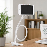 Adjustable Long Arm Phone Stand Bedside Desk Mount Holder