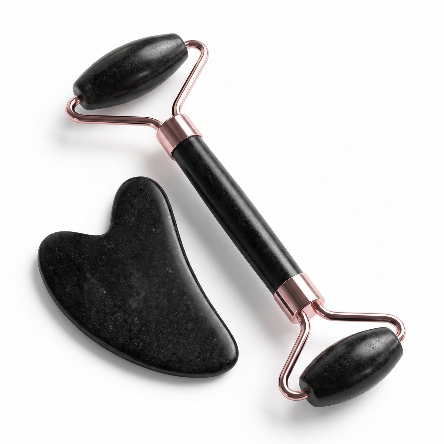 Resin Face Roller & Gua Sha Massage Tool Set