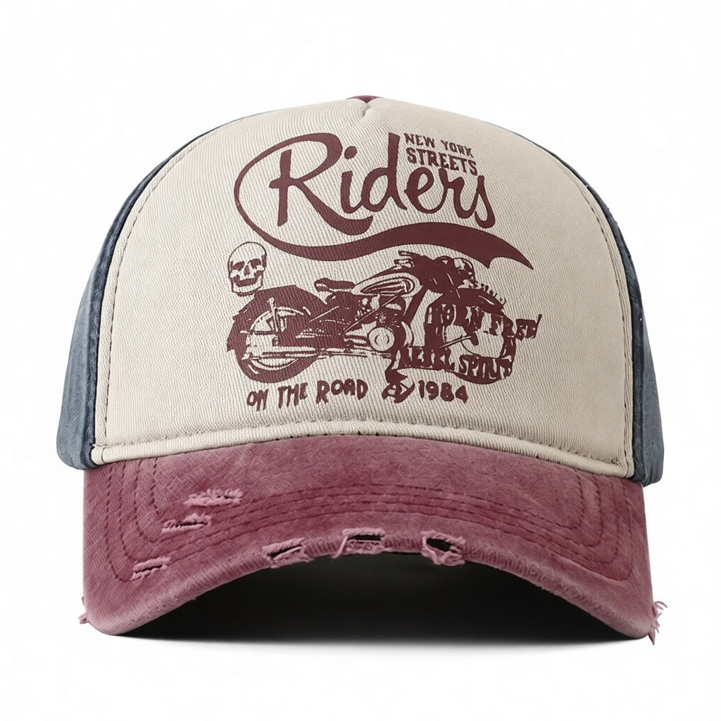 Vintage Cotton Baseball Cap Adjustable Snapback