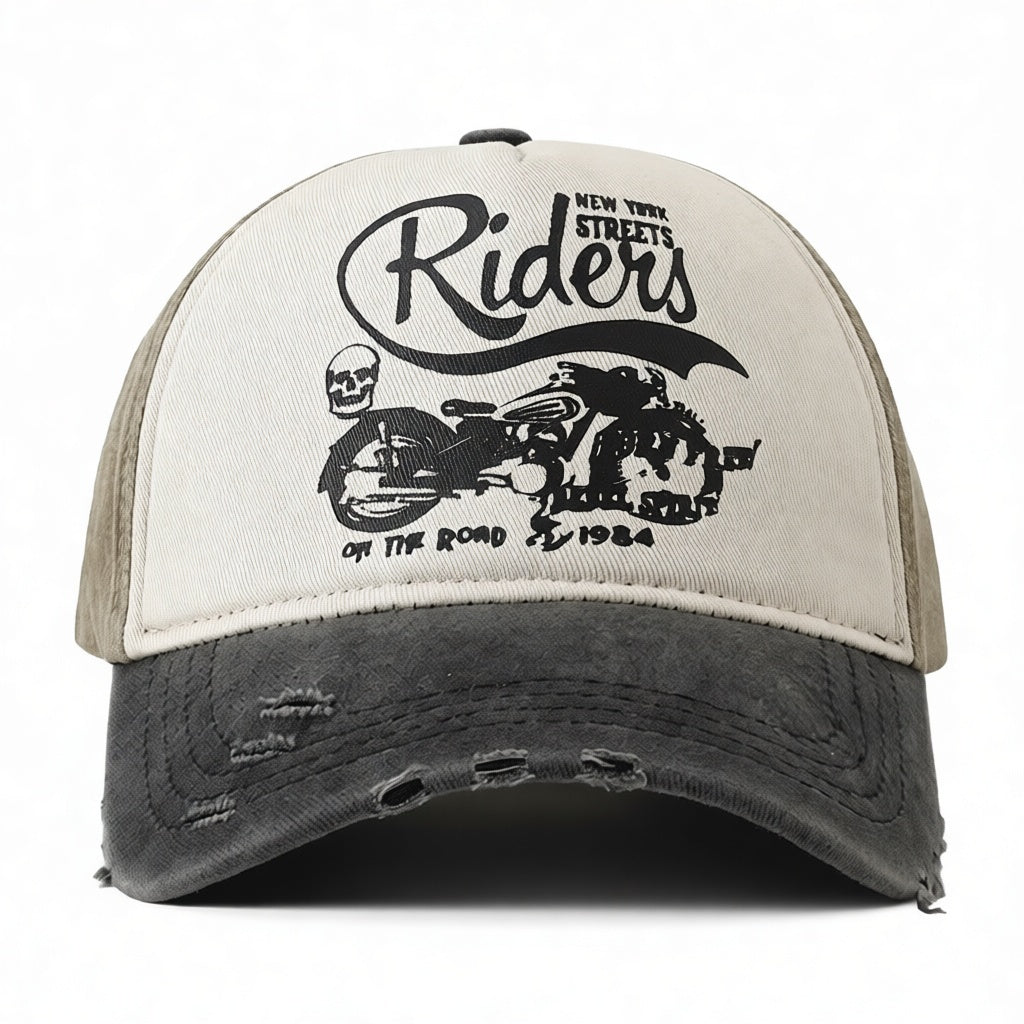 Vintage Cotton Baseball Cap Adjustable Snapback