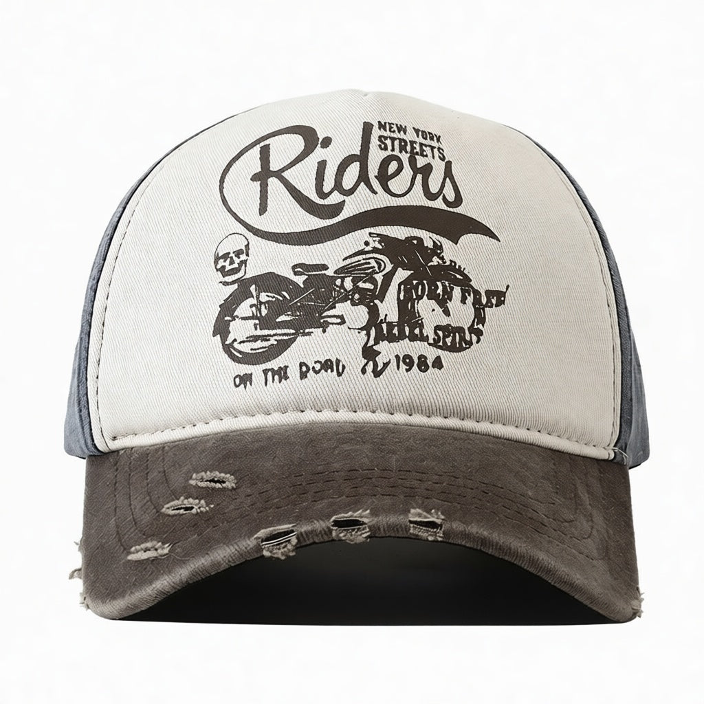 Vintage Cotton Baseball Cap Adjustable Snapback