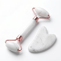 Resin Face Roller & Gua Sha Massage Tool Set