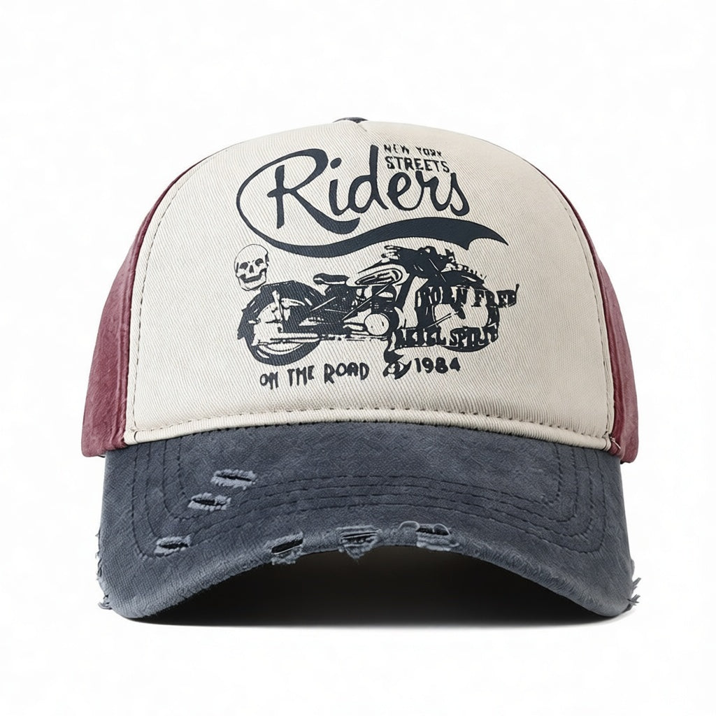 Vintage Cotton Baseball Cap Adjustable Snapback