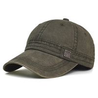 Washed Cotton Trucker Cap Adjustable Dad Hat