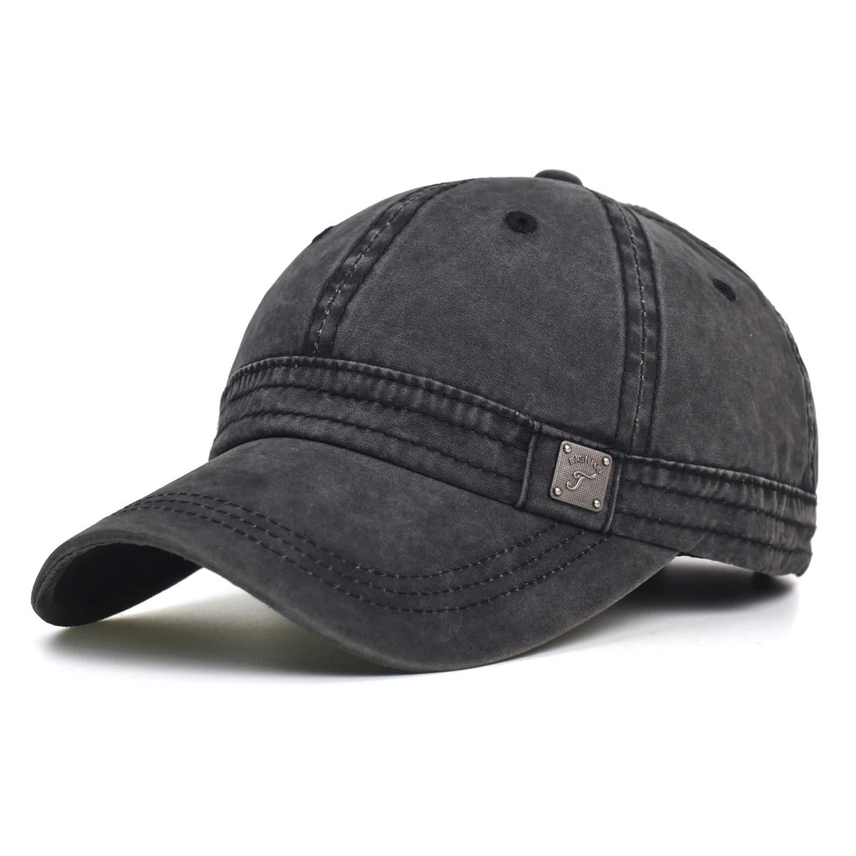 Washed Cotton Trucker Cap Adjustable Dad Hat