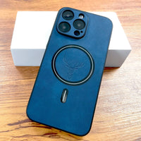Premium Deer Design PU Leather iPhone Case