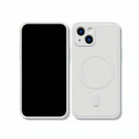 Liquid Silicone MagSafe iPhone Case Shockproof Magnetic Cover
