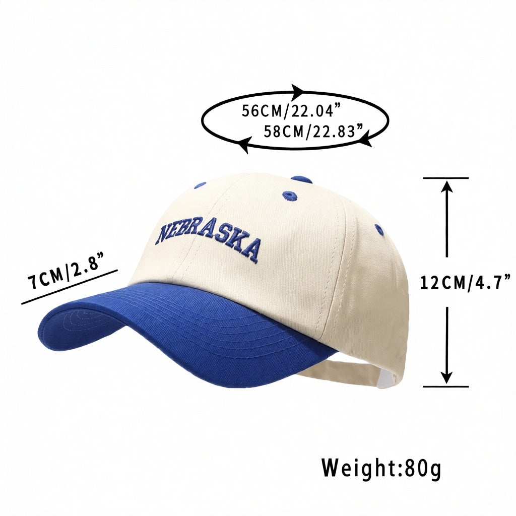 Retro Women’s Baseball Cap Color Block Trucker