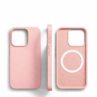 Magnetic Liquid Silicone iPhone Case Shockproof Cover