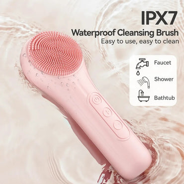 Electric Silicone Face Scrubber 5-Speed Cleansing Brush