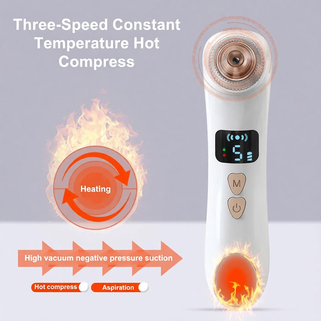 Electric Blackhead Remover Heated Pore Cleaner