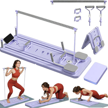 Multifunction Pilates Board Abs Workout With Bands