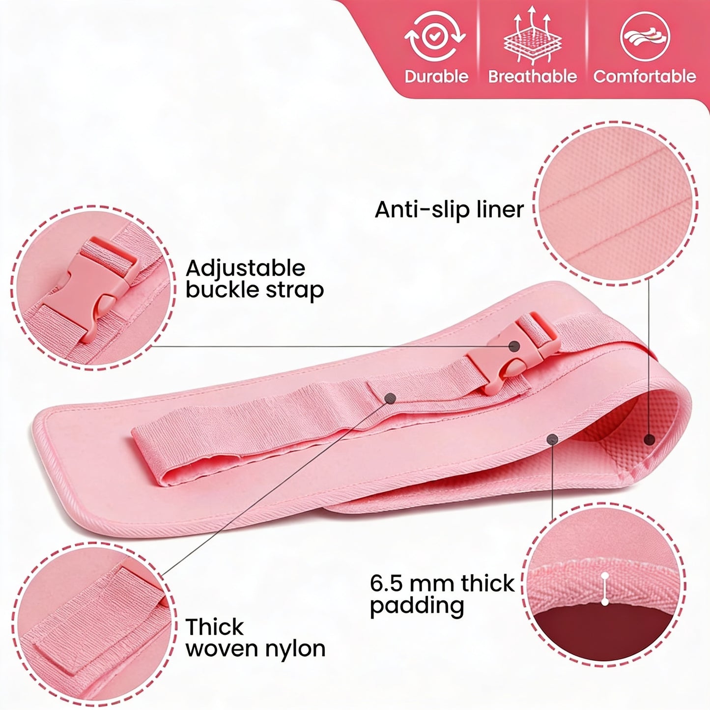 Adjustable Hip Thrust Belt Weightlifting Strap