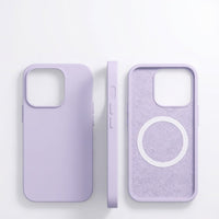 Magnetic Liquid Silicone iPhone Case Shockproof Cover