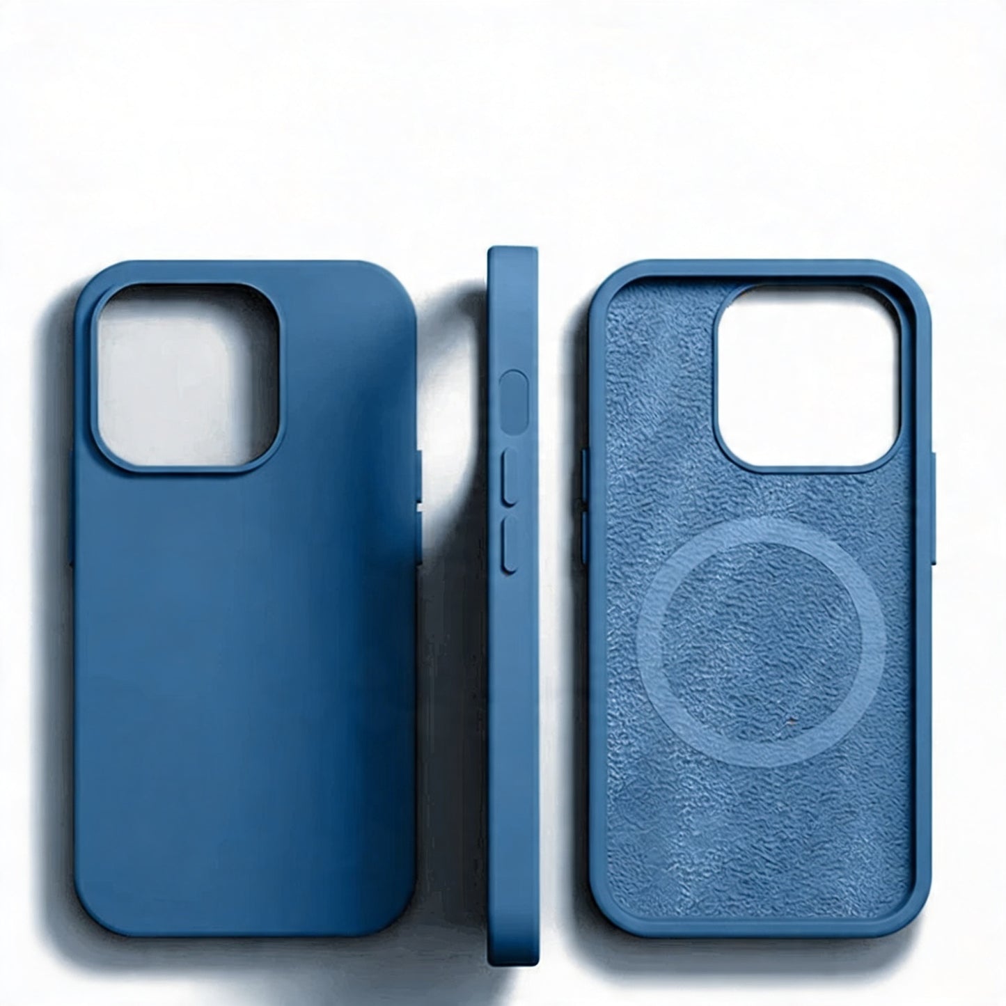 Magnetic Liquid Silicone iPhone Case Shockproof Cover