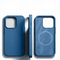 Magnetic Liquid Silicone iPhone Case Shockproof Cover