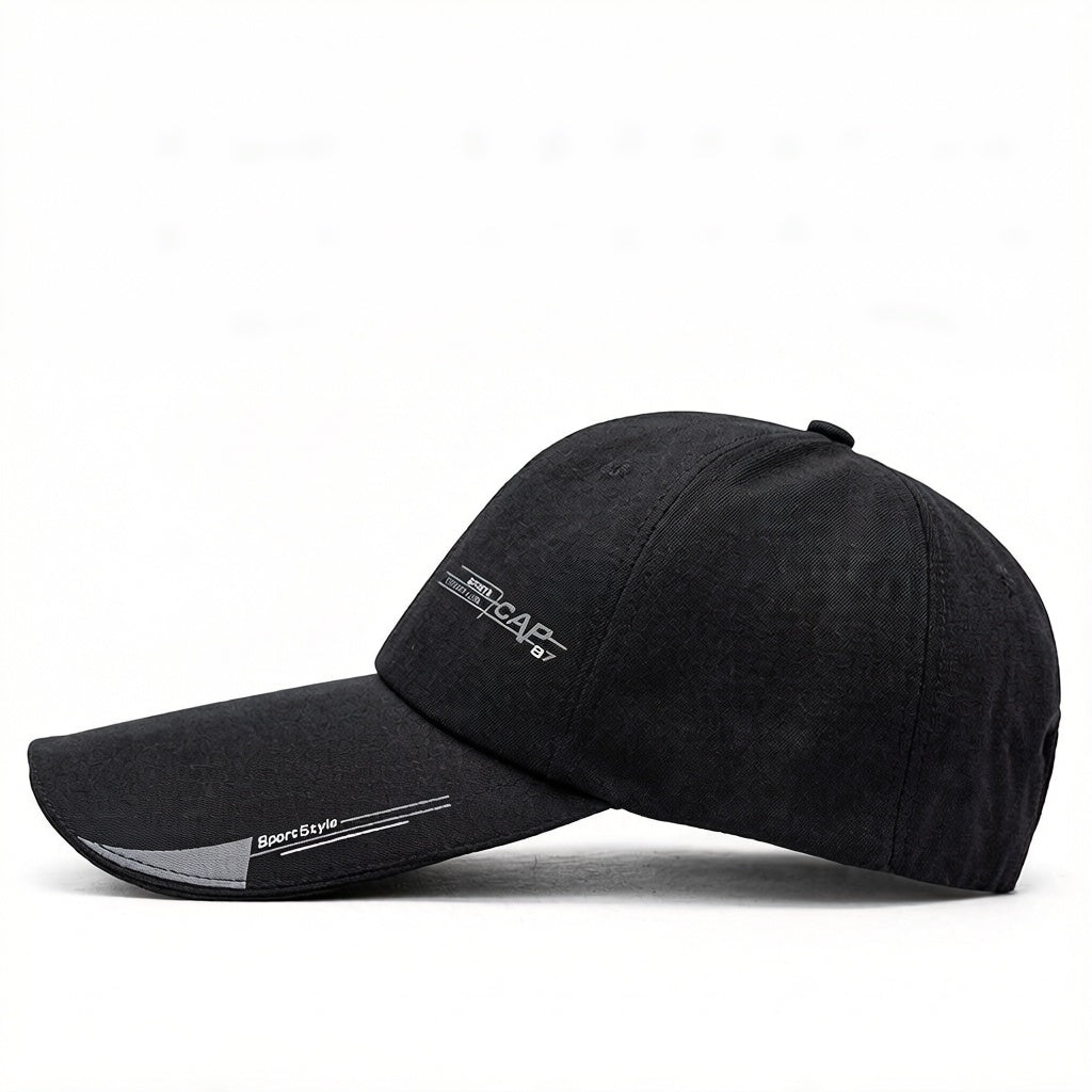 Long Brim Snapback Cap Sun Protection Sports Hat