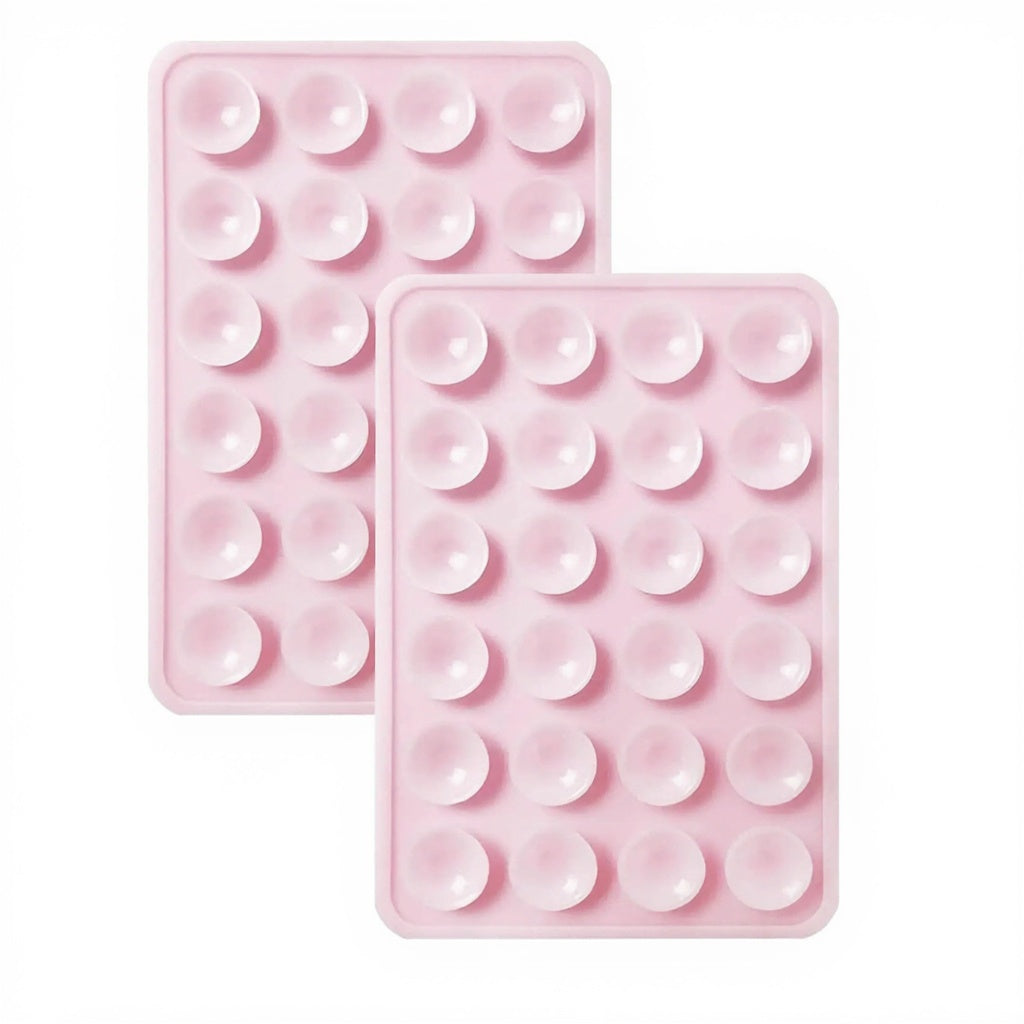 2 Pack Suction Phone Grip Silicone Sticky Mount Holder