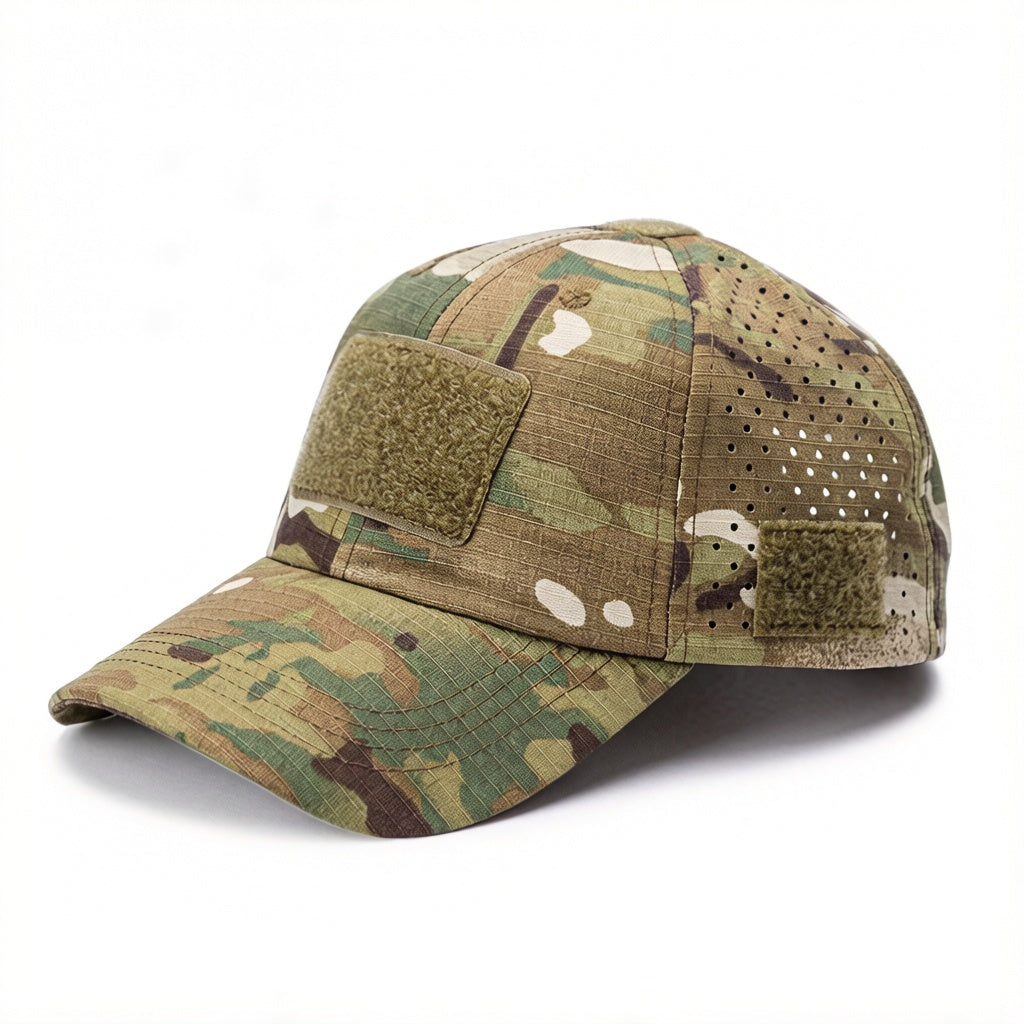 Camo Cap Men Breathable Sports Sun Hat