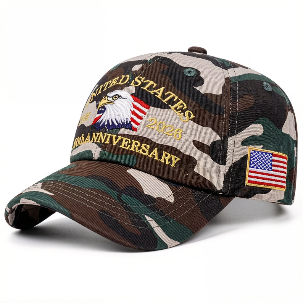 USA Eagle Embroidered Dad Hat Unisex Cap