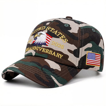 USA Eagle Embroidered Dad Hat Unisex Cap