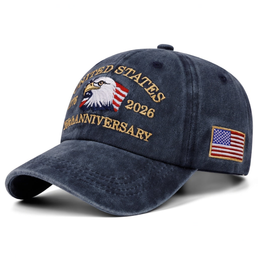 USA Eagle Embroidered Dad Hat Unisex Cap