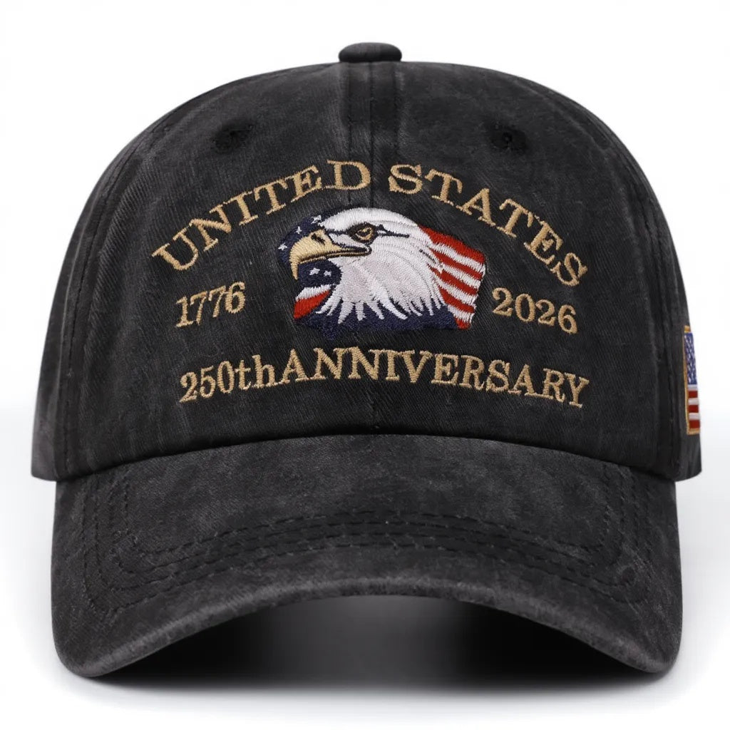 USA Eagle Embroidered Dad Hat Unisex Cap