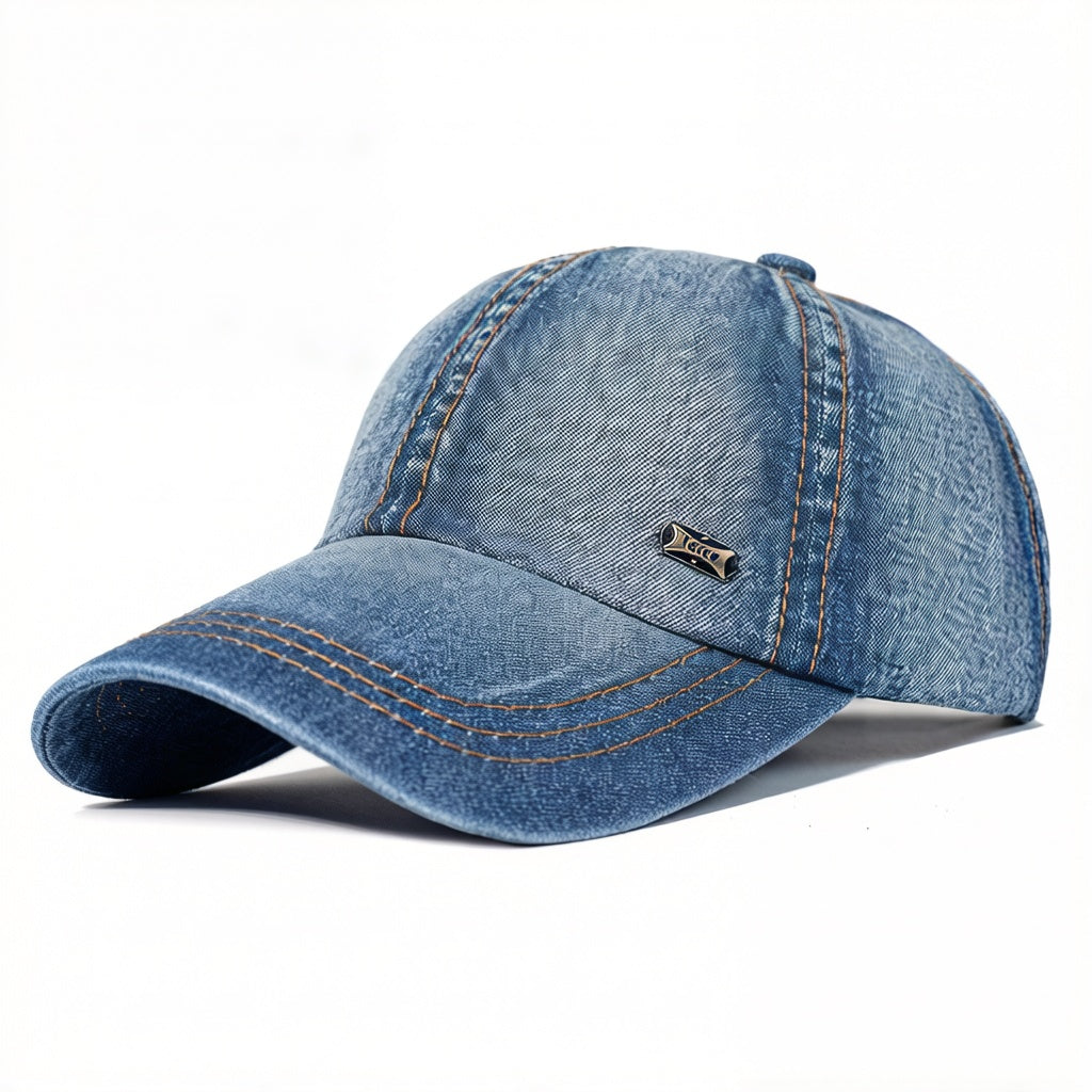 Unisex Washed Cotton Trucker Style Cap