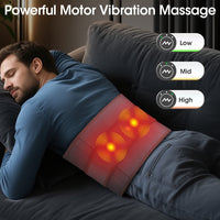 Heating Waist Support Belt 3 Modes Vibration Massager