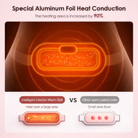 Menstrual Heating Waist Belt Vibration Pain Relief Device